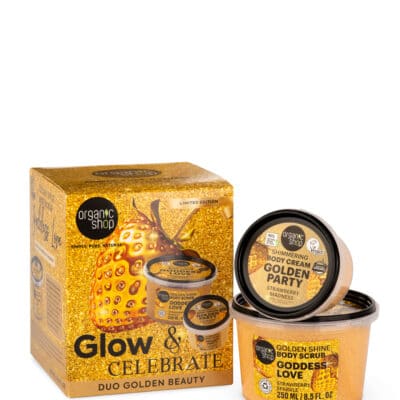 Glow & Celebrate Golden подарок сет - 250 мл./100 мл.