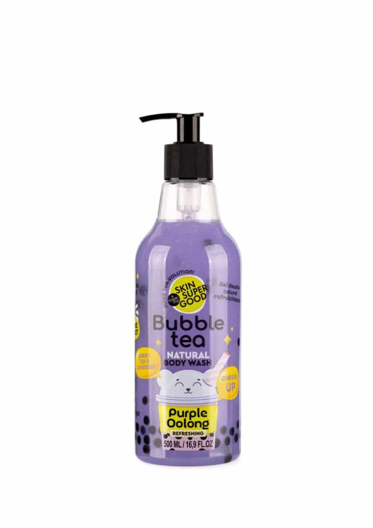 Bubble Tea освежувачки гел за туширање од зелен чај и лаванда - 500 мл.
