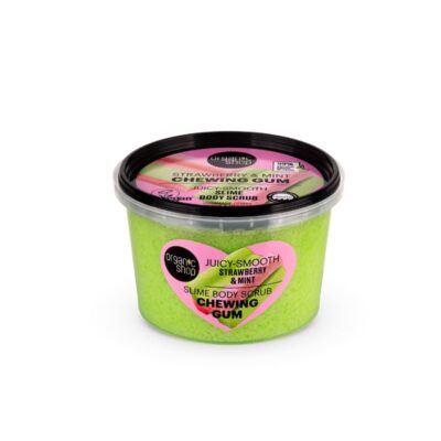 Слајм пилинг за тело од јагода и нане - 250 мл.