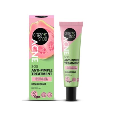 Третман за лице против флеки и акни со гликолна киселина и ниацинамид 1% - 30 мл.