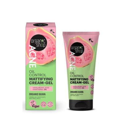 Матифицирачка гел-крема за лице со хијалуронска киселина и пантенол 2% - 50 мл.