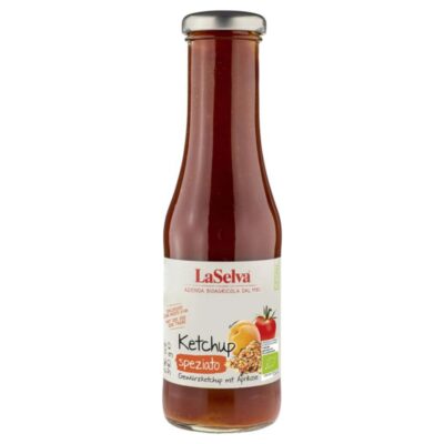 Органски кечап во стакло со зачини - 340 гр.