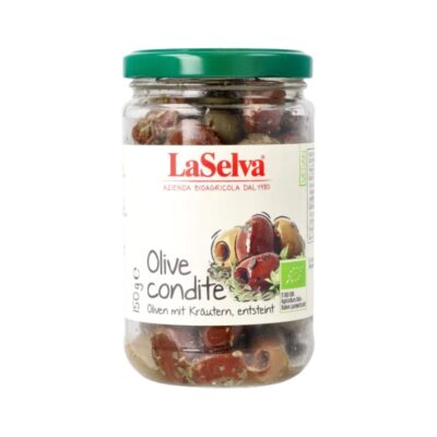 Органски маслинки без семка со зачини - 150 гр.