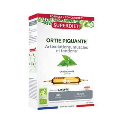 Органски суплемент за нормална функција на зглобови, мускули и тетиви - 20 ампули по 15 мл.