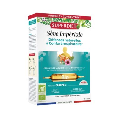 Органски суплемент за поддршка на имунолошкиот и респираторниот систем - 20 ампули по 10 мл.