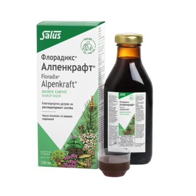 Природен сируп Алпенкрафт за поддршка на респираторниот систем - 250 мл.